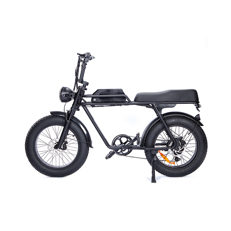 Electric Fat Tire Mountain Bike 48V 500V brushless hub high-speed motor - 5